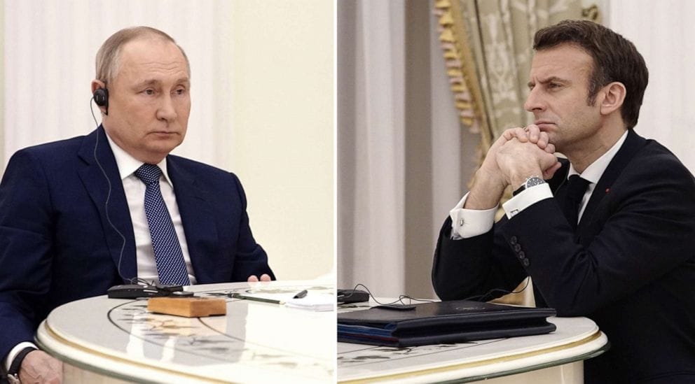 Macron y Putin retoman el diálogo tras casi tres años