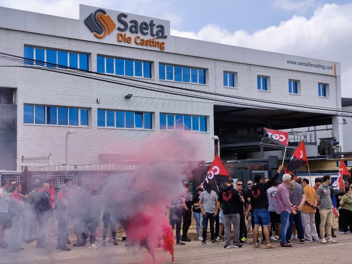 Victoria sindical en Saeta Die Casting