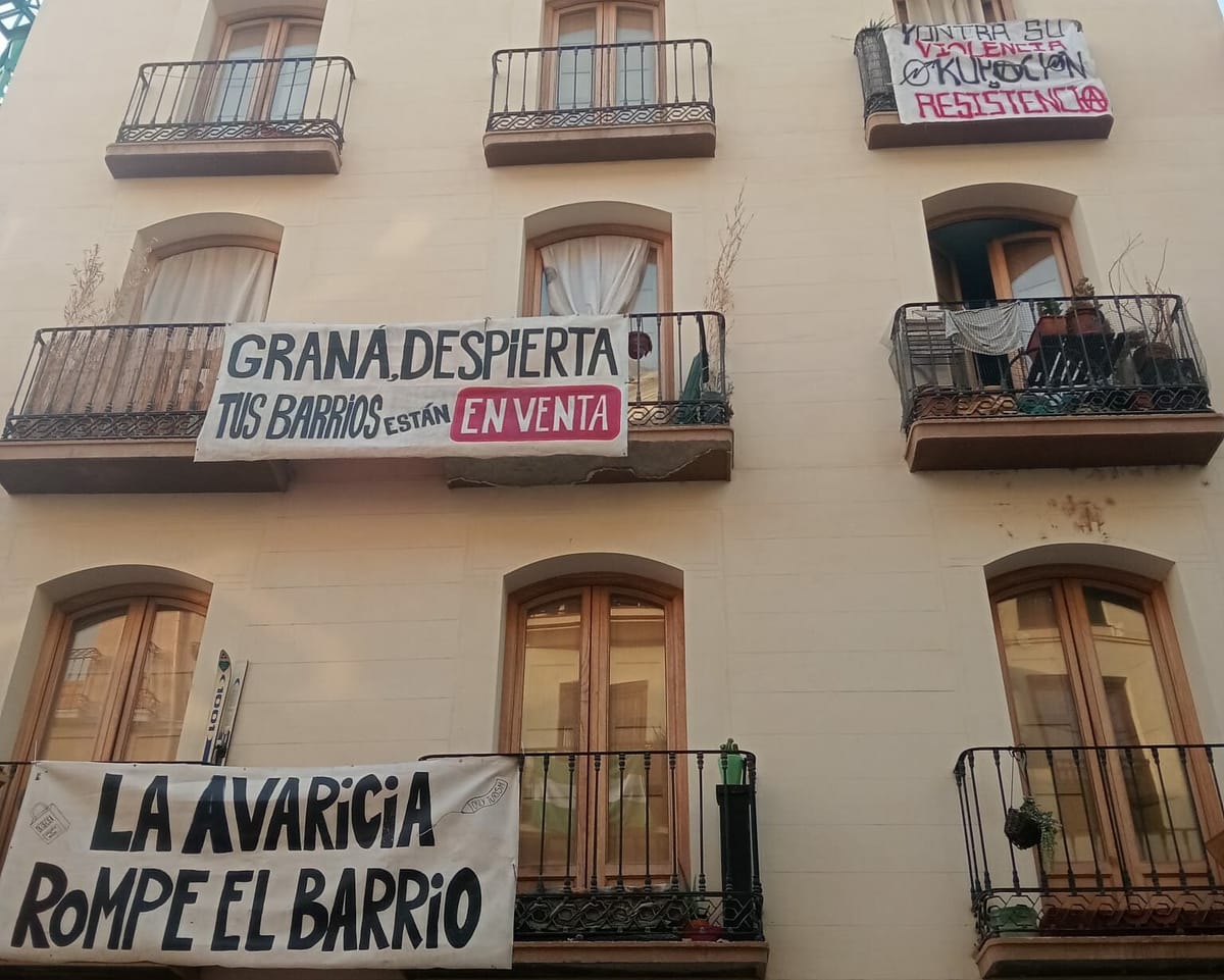 Vecinos de La Leva denuncian agresiones de Blackhound durante un desalojo en Granada