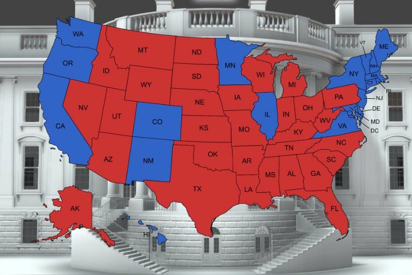 Resultados de las elecciones presidenciales de EEUU, por estados