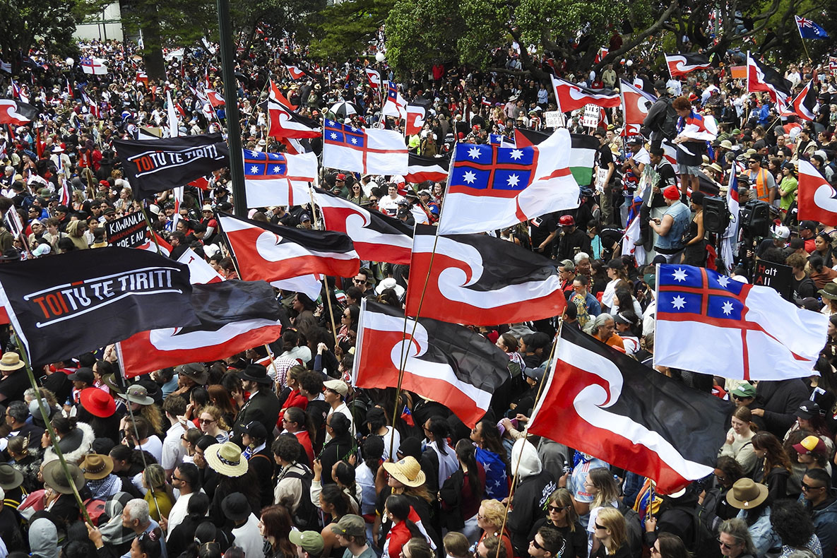 Protestas masivas en Nueva Zelanda contra el Proyecto de Ley de Principios del Tratado