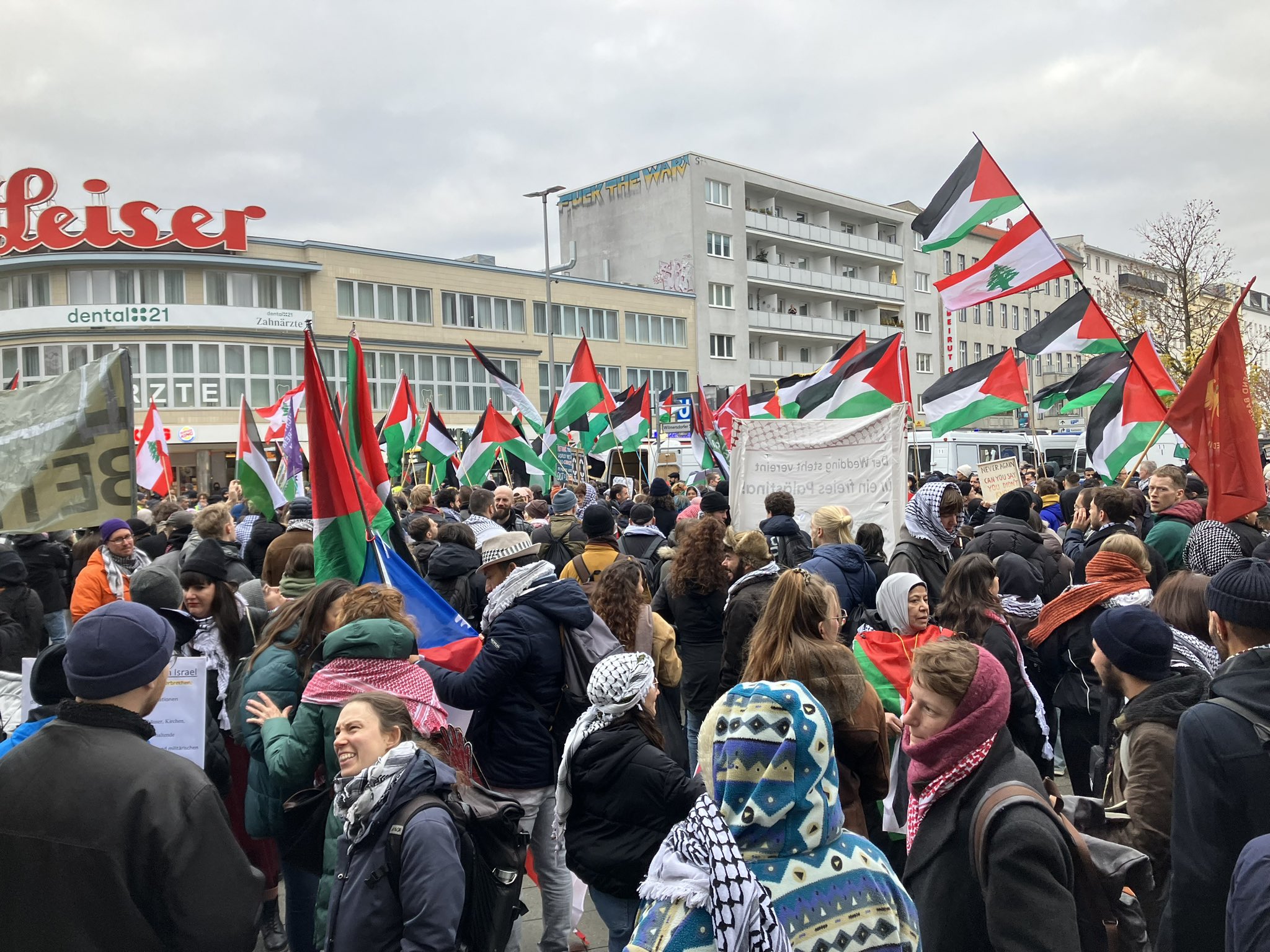 111 detenidos en una manifestación propalestina en Berlín