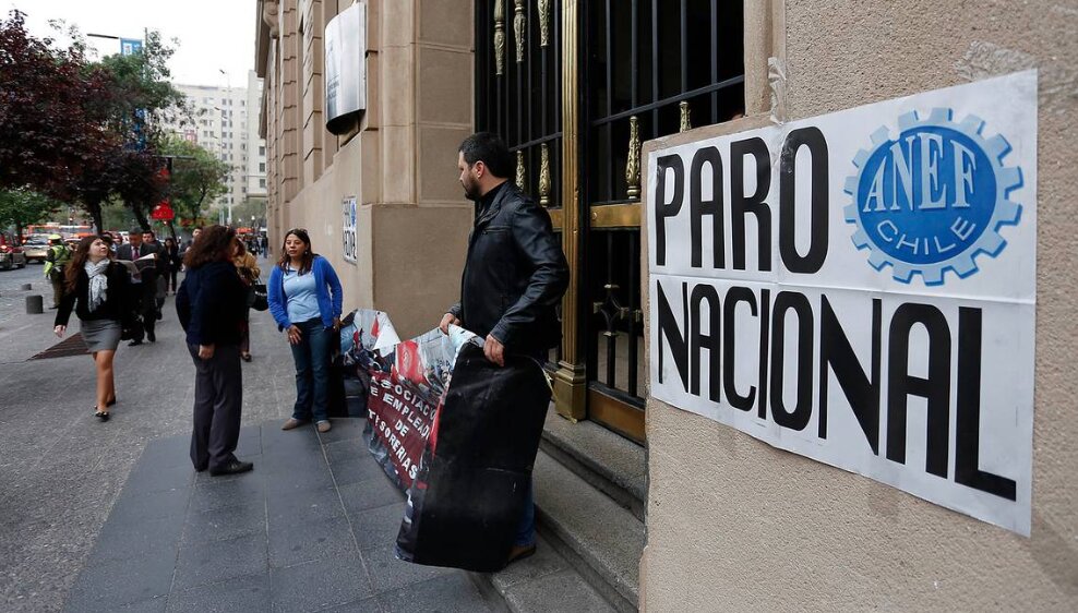 Paro nacional en Chile contra el gobierno de Boric