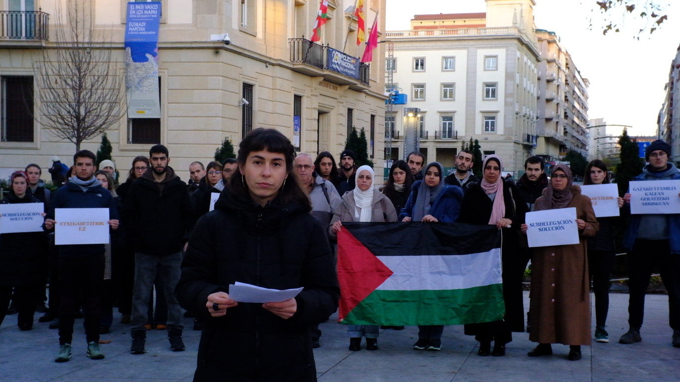 El Gobierno español quiere desahuciar en enero a cinco familias palestinas que viven en Gasteiz